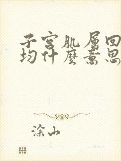 子宫肌层回声欠均什么意思