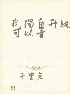 我独自升级哪里可以看