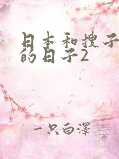 日本和搜子同居的日子2