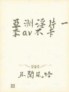 亚洲淫片一区四季av不卡