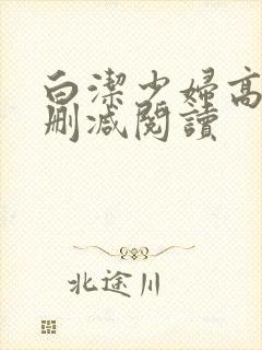 白洁少妇高义无删减阅读