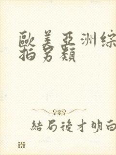 欧美亚洲综合偷拍另类