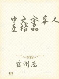 中文字幕人妻国产精品