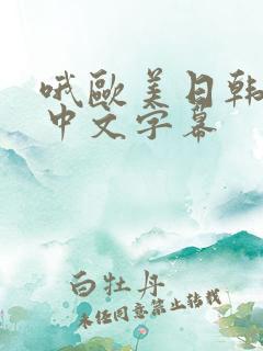 哦欧美日韩亚洲中文字幕