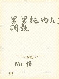 男男纯肉h主攻调教