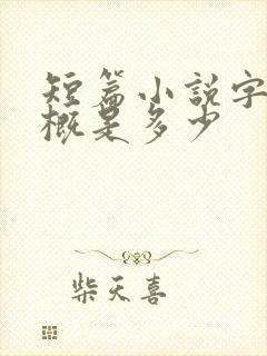 短篇小说字数大概是多少