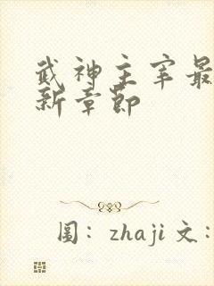 武神主宰最新更新章节