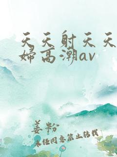 天天射天天插少妇高潮av