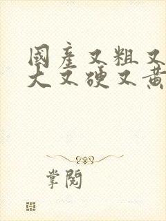 国产又粗又长又大又硬又黄