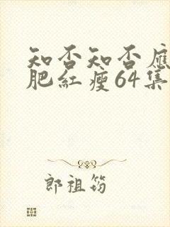 知否知否应是绿肥红瘦64集