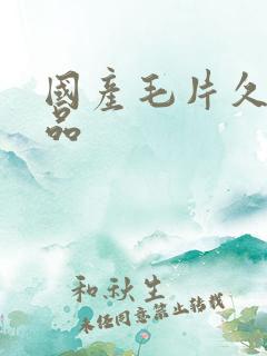 国产毛片久久精品