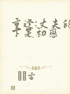 重逢:丈夫的部下是初恋