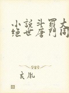 小说斗罗大陆2绝世唐门同人