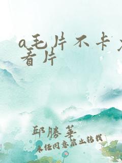 a毛片不卡免费看片