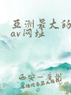 亚洲最大的天堂av网址