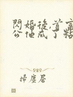 闪婚后,首富老公他成了粘人精