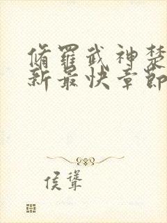 修罗武神楚枫最新最快章节