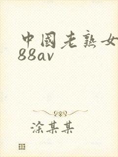 中国老熟女～x88av