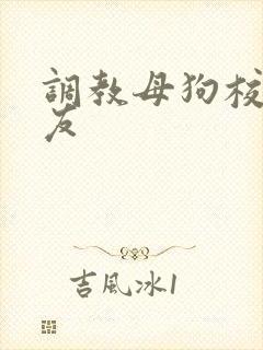 调教母狗校花女友