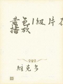 黄色1级片在线播放