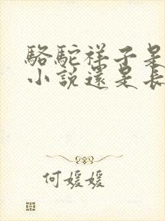 骆驼祥子是短篇小说还是长篇小说