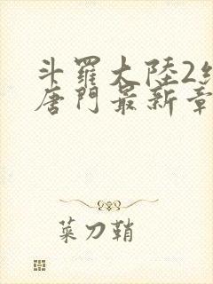 斗罗大陆2绝世唐门最新章节