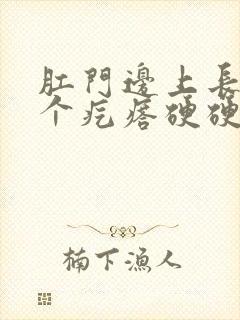 肛门边上长了一个疙瘩硬硬的不疼