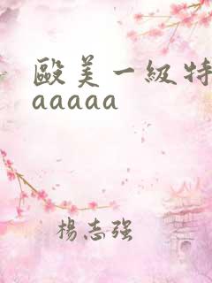 殴美一级特黄aaaaaa