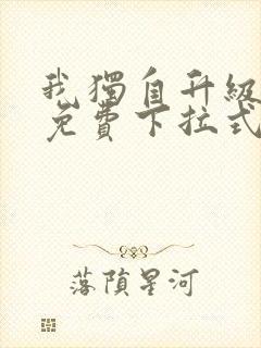 我独自升级漫画免费下拉式土豪漫画