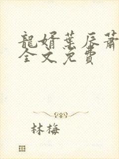 龙婿叶辰萧初然全文免费