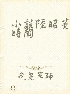 小说陆昭菱和周时阅