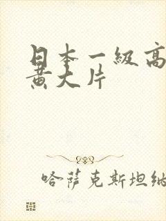 日本一级高清特黄大片