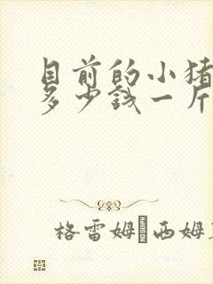 目前的小猪价格多少钱一斤