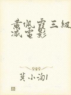 黄佩霞三级无删减电影