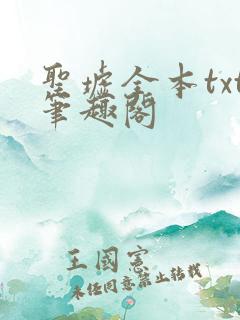 圣墟全本txt笔趣阁