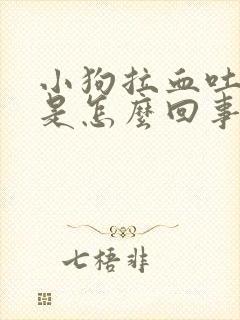 小狗拉血吐白沫是怎么回事