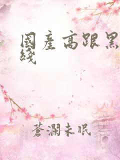 国产高跟黑丝在线