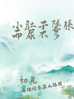 小肚子坠胀想尿而尿不多