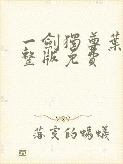 一剑独尊叶玄完整版免费