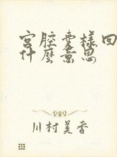 宫腔囊样回声是什么意思