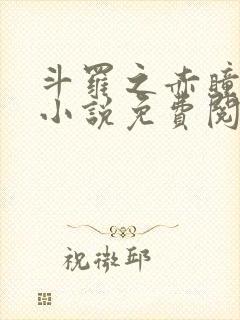 斗罗之赤瞳斗罗小说免费阅读