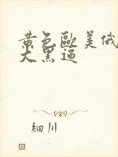 黄色欧美俄罗斯大黑逼