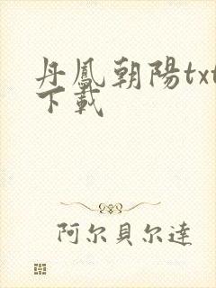 丹凤朝阳txt下载