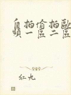 自拍偷拍欧美视频一区二区