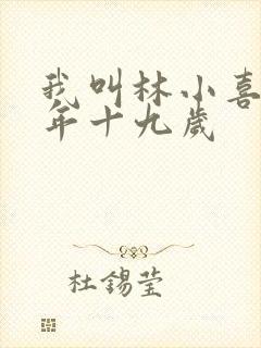 我叫林小喜 今年十九岁