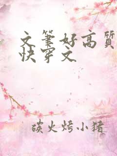 文笔好高质量的快穿文