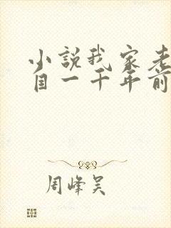 小说我家老婆来自一千年前免费