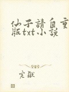 仙子请自重精校版txt小说