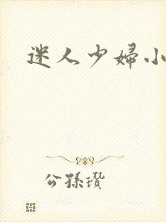 迷人少妇小说