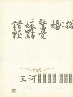 错嫁惊婚:总裁轻点爱